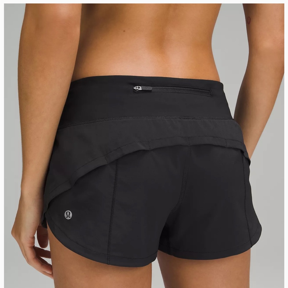 Black LuluLemon Running Shorts
